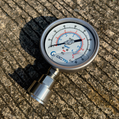 pressure gauge with diaphragm seal GS100 0A DS Ferrule OCTA 2